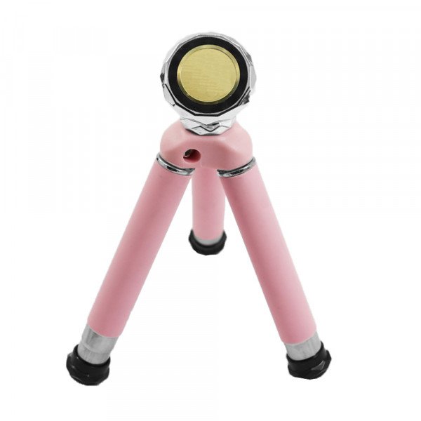 Wholesale Universal Flexible Magnetic Cell Phone Holder Tripod Stand KI-1001A (Pink)